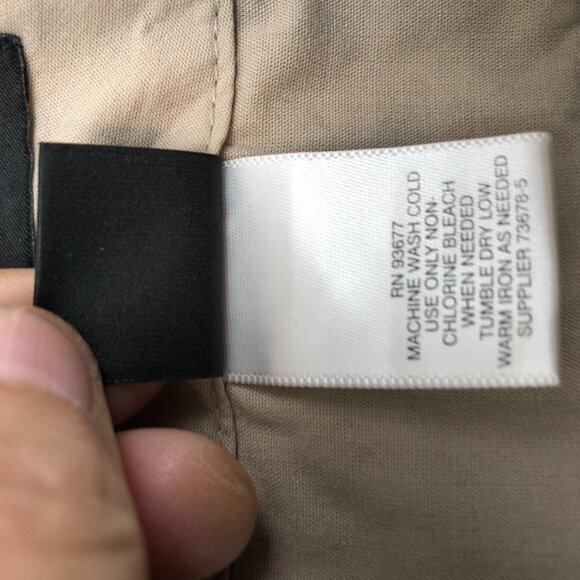 Liz Claiborne Mens Beige Linen-Cotton Blend Flat-Front Pants Size 32s - Picture 14 of 16